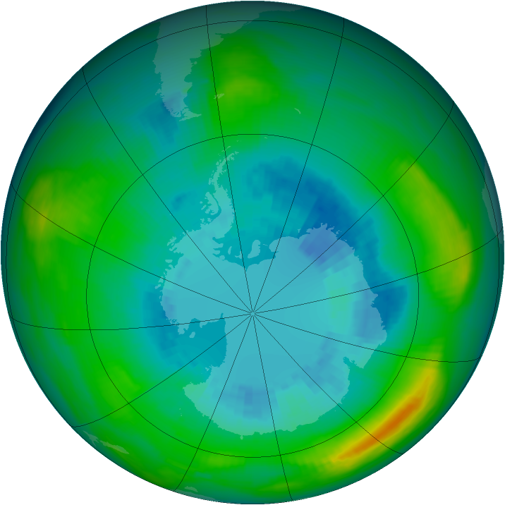 Ozone Map 1980-09-03